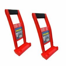 80kg Plasterboard Board Carrier Wood Lifter Sheet Panel Carrying Handle x2