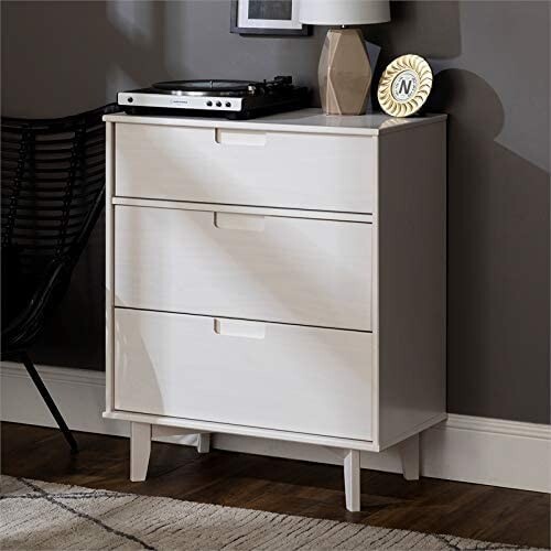 White pine drawer - white,