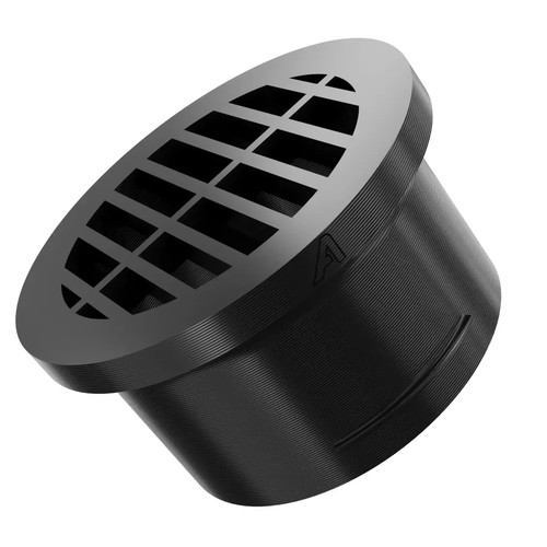 Black hose insert vent - black,