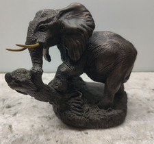 Cold -Cast Bronze Elephant