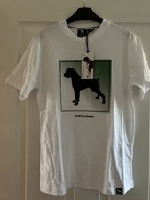 One True Saxon Dawg Mens T-shirt Casual Comfort Graphic size small BNWT 