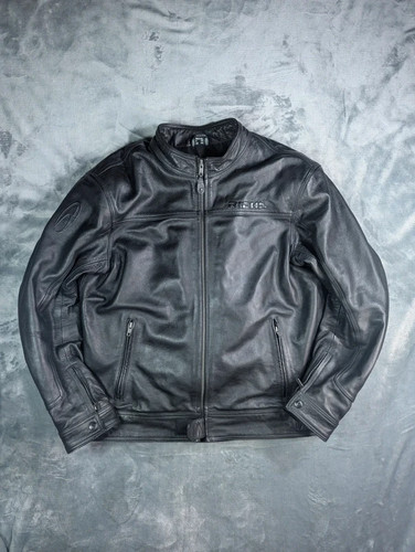 Richa cafe black leather - cafe,