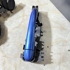 RENAULT MEGANE MK4 BFB 2005 EXTERIOR DOOR HANDLE REAR  PASSENGER SIDE Blue