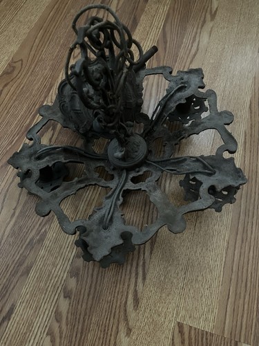 Vtg art nouveau heavy cast - nouveau,