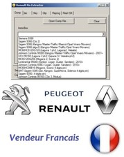 RENAULT PIN EXTRACTOR V2 + PSA ENGINE ECU CODE SOFTWARE FULL NEW