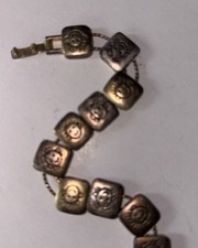 VINTAGE Gold Tone Boy And Girl