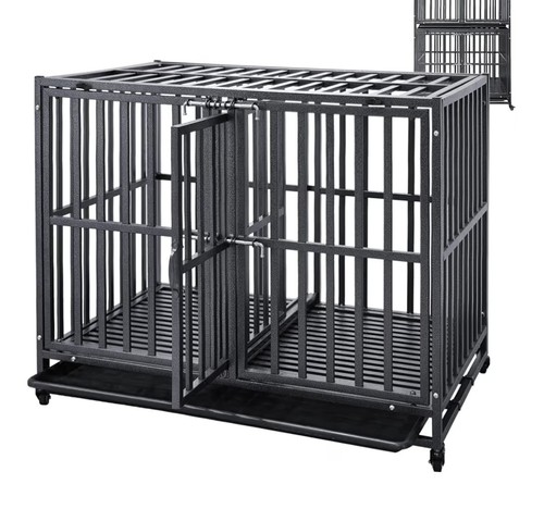 Stackable dog cage with - dog,
