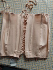 Vintage womens peach corset