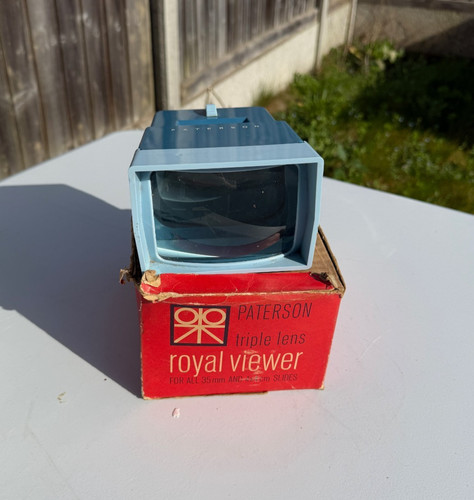 Triple lens slide viewer - slide,
