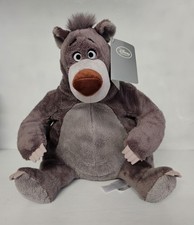 DISNEY STORE OFFICIAL JUNGLE BOOK BALOO PLUSH SOFT TOY 13" WITH TAGS