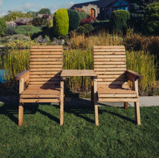 Wooden garden furniture Love