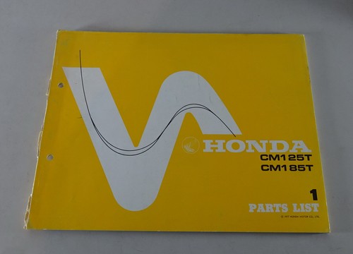 Parts list honda 125 - parts,