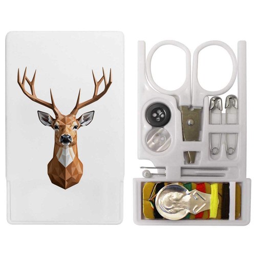 Geometric deer head mini - head',