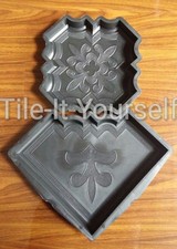 Concrete paving interlocking garden path slab brick plastic floor tile mould