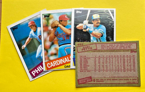 Topps 1985 baseball - topps,