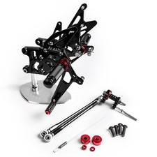 CNC Black Adjustable Rearsets