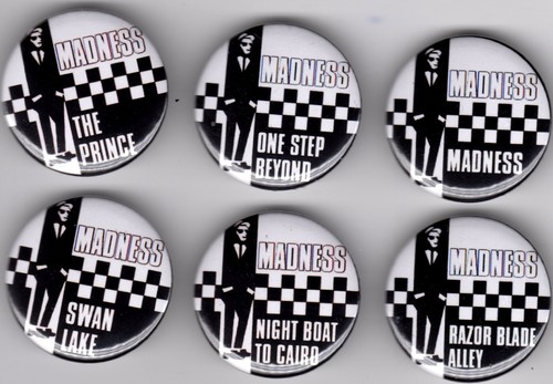 Madness pin button - 6, badges