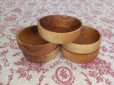Vintage Wooden Bowl Weston Mill Set of 5 Weston, Vermont. Hand Turned MCM 
