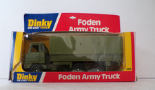 DINKY TOYS 668 FODEN ARMY TRUCK GREEN VERY NEAR MINT BOXED 1976