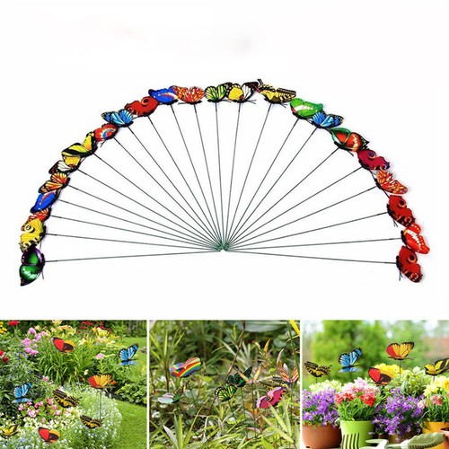 50x colourful butterfly garden - colourful,