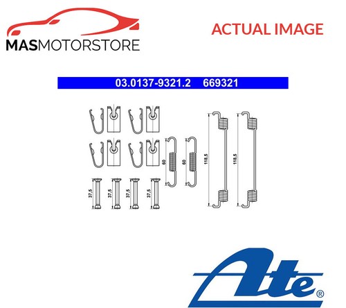 Brake drum shoes fitting kit - brake,