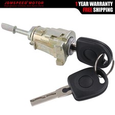 Front Right Driver Door Lock Barrel & 2 Keys Fit VW Golf 4 Mk4 VW Bora 1997-2006