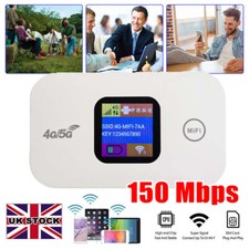 Portable Unlocked 4G LTE Wireless WiFi Router Mobile Broadband LCD MIFI Hotspot