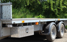 HD Aluminium Lockable Underbody Ifor Williams Strap Storage Toolbox 26 x 9 x 9"