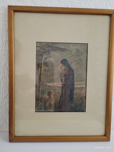 Antique madonna and child - antique,