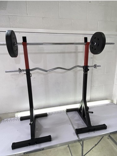 Adjustable squat rack heavy - adjustable,