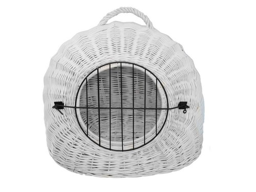 Pet transport basket wicker - pet,