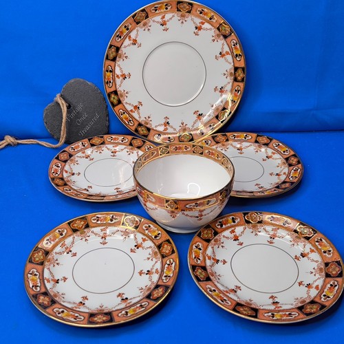 Imari piece tea set - imari, cake