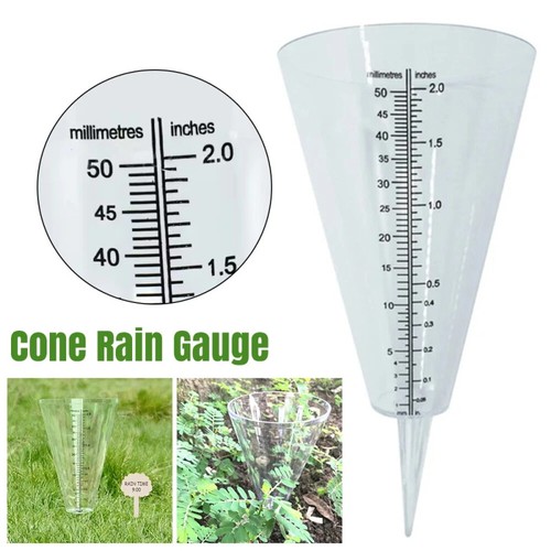 Cone rain gauge measurement - cone,