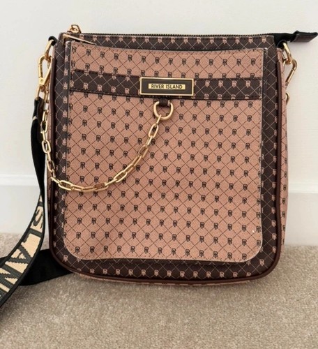 River island brown monogram - river,
