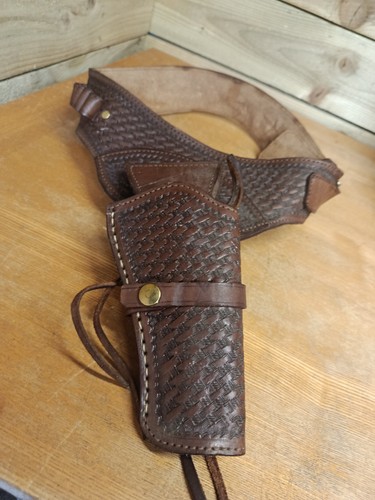 Vintage tooled leather - vintage,