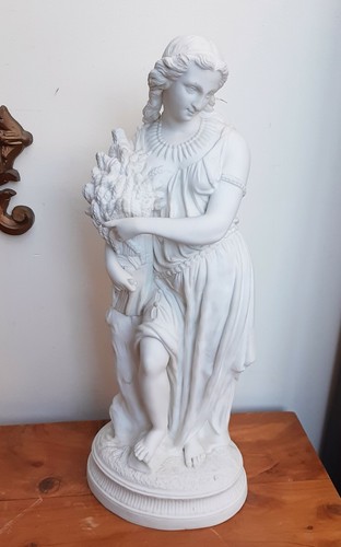 19thc parian ware figure - 19thc, of