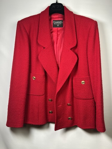 Vintage chanel red tweed - vintage,