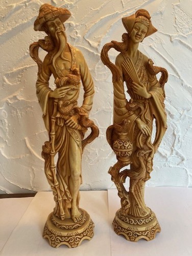 Pair vintage resin - of,