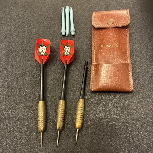 Vintage brass darts - brass, with