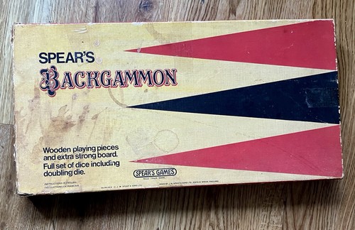 Backgammon spears games - spears, 1980s