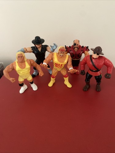 Hasbro wwf figures hulk - wwf, x5