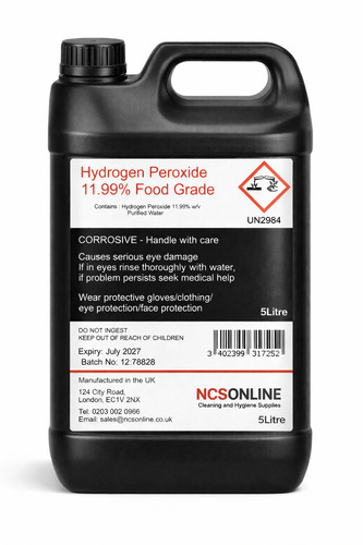 Hydrogen peroxide - 11.99%, (12%)