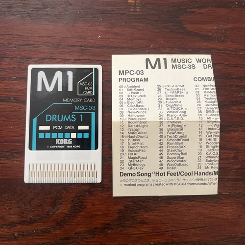 Korg drums rom - korg, m1