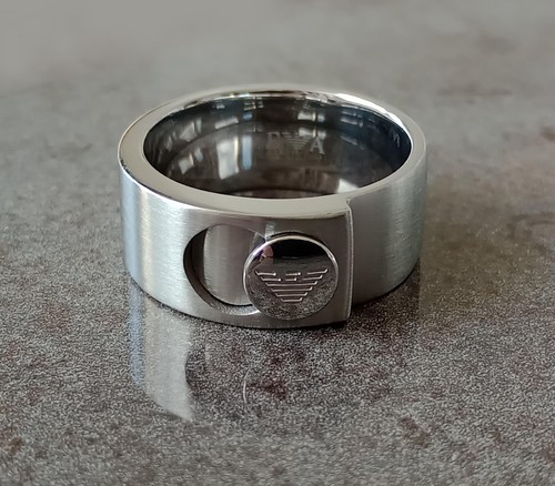 Emporio armani ring - ring,, stainless