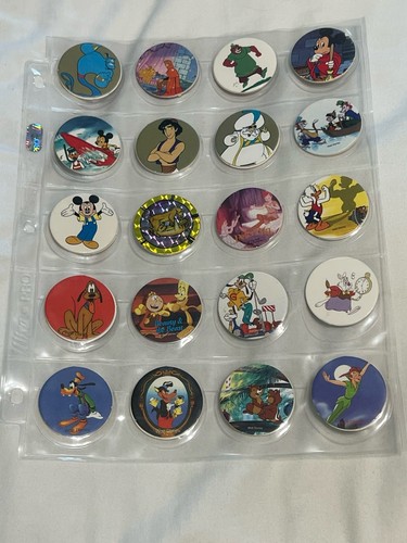 Lot disney themed pogs - of,