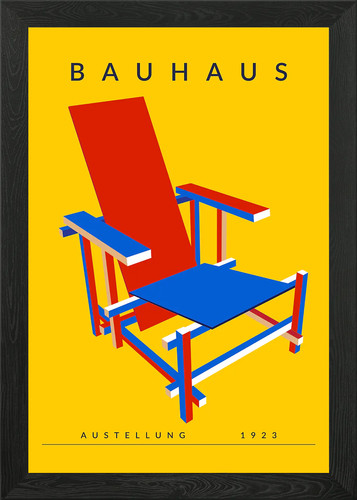 Bauhaus chair triptych 25l - bauhaus, |