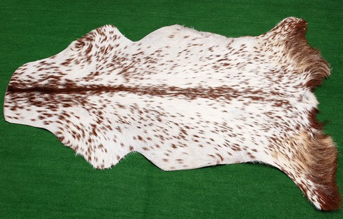 Luxury goat hide rug - hide,