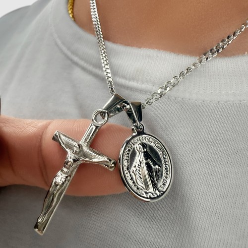18k gold crucifix - crucifix, cross