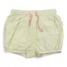 Boden, Yellow Striped Bubble Shorts With Frilly Bum, 6-12 Months F3E02F969DB5/1