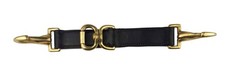 EcoRider Newmarket Attachment Eco Leather Coupling Lead Rein Showing Black/Brown